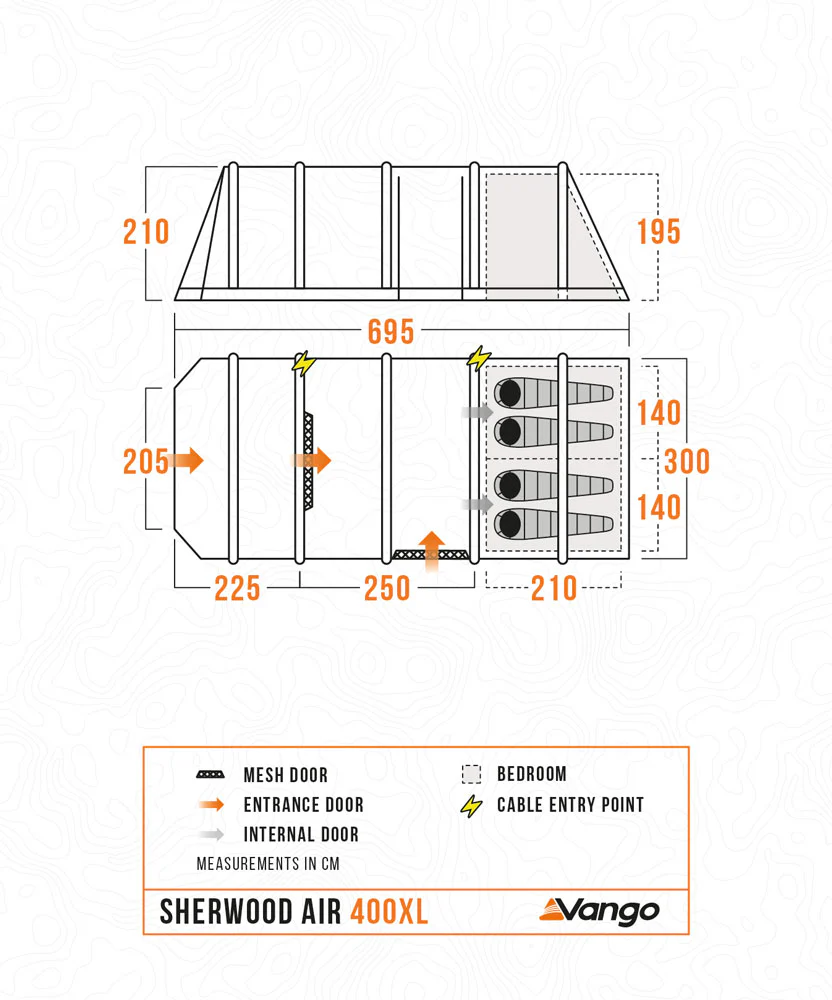 Vango Sherwood Air 400XL Tent Package 2025 - Image 8