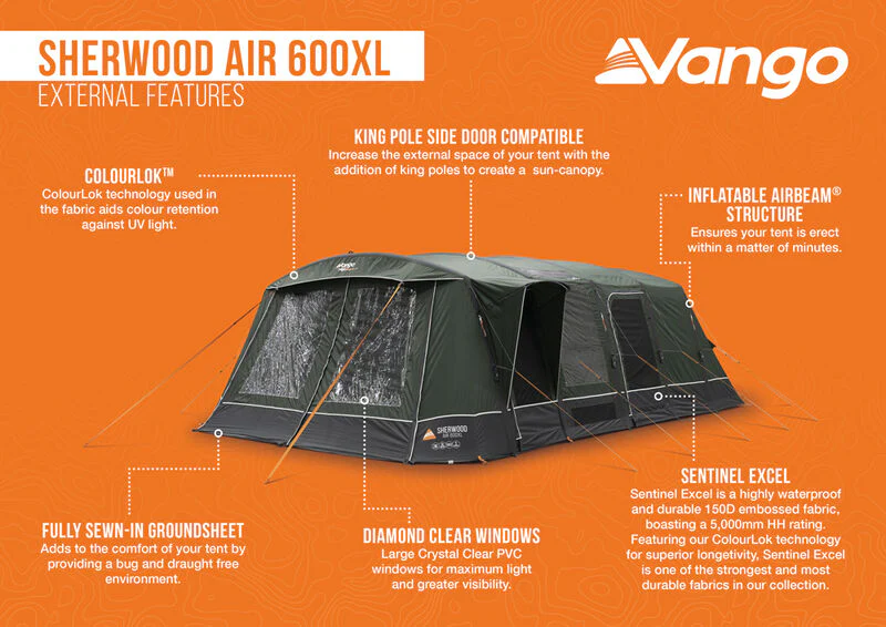 Vango Sherwood Air 600XL Tent Package 2026 - Image 20