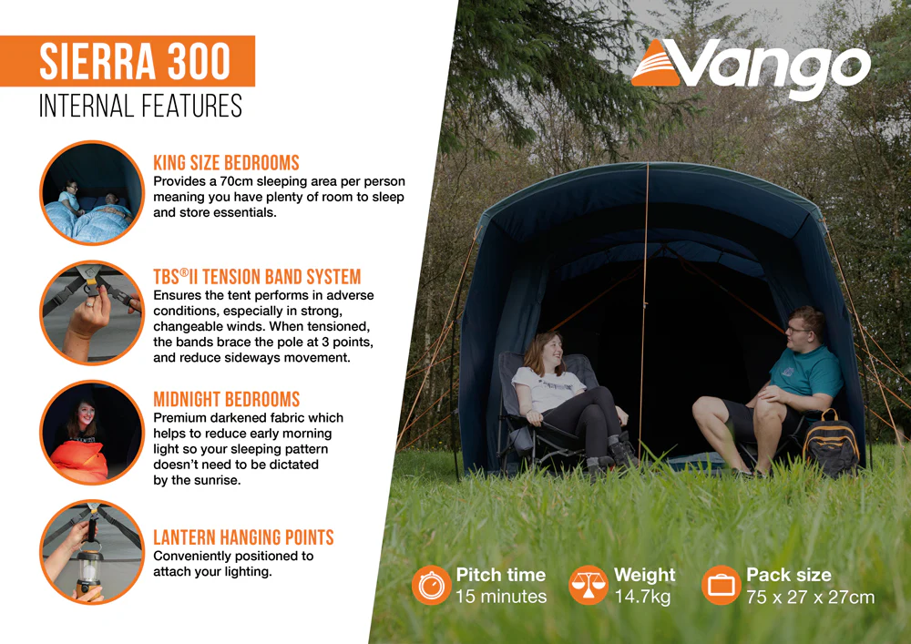 Vango Sierra 300 Poled Tent - Image 6