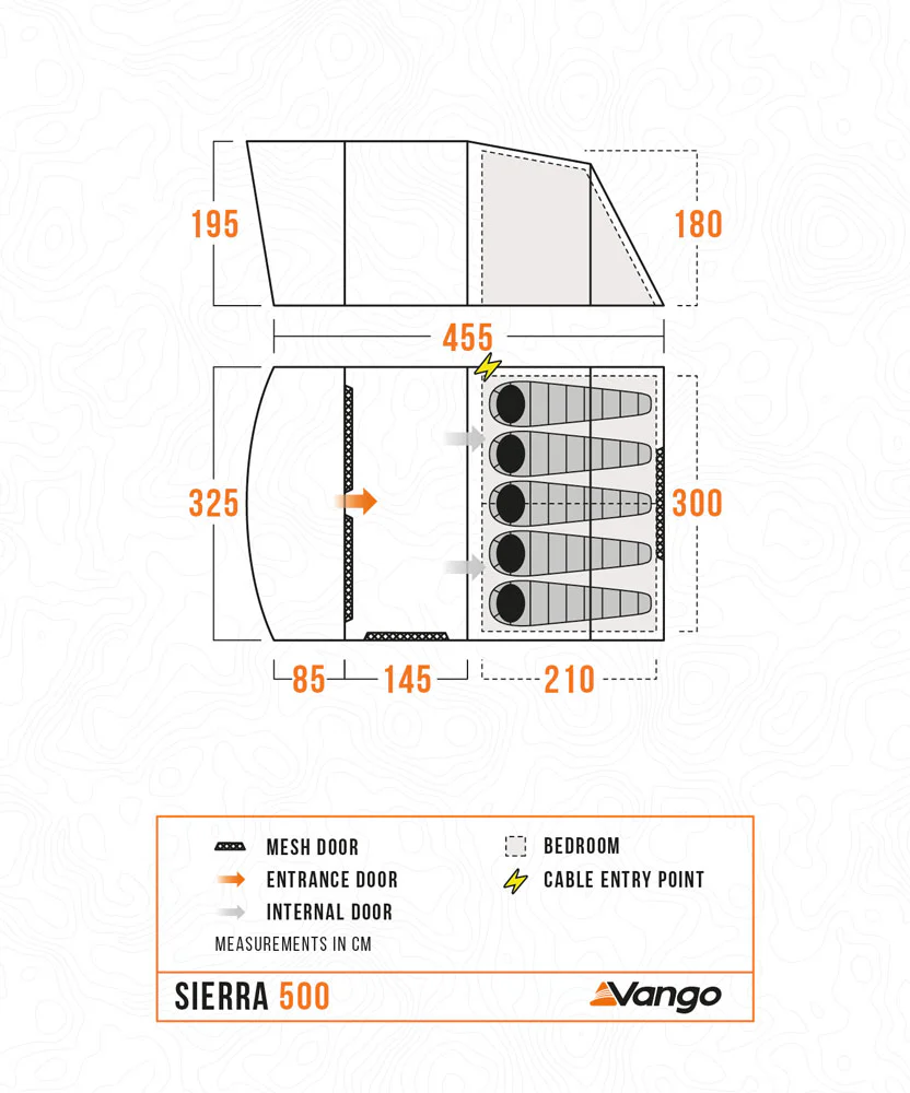 Vango Sierra 500 poled Tent - Image 6