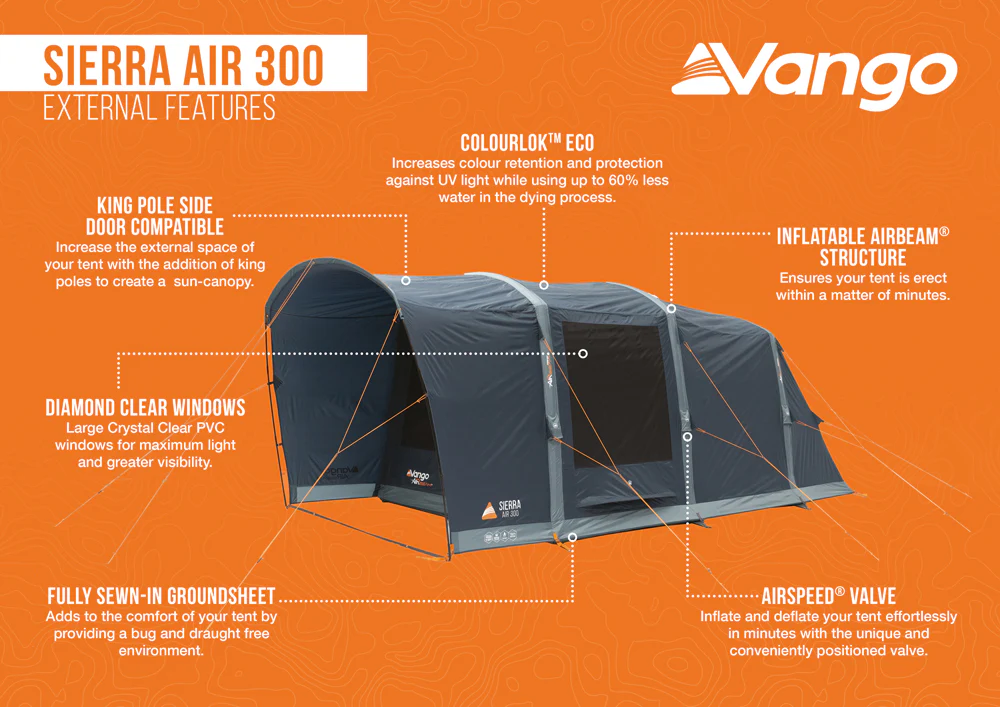 Vango Sierra Air 300 Tent - Image 8
