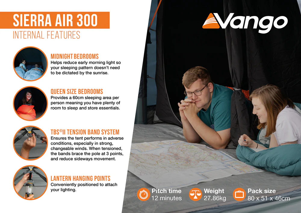 Vango Sierra Air 300 Tent - Image 9