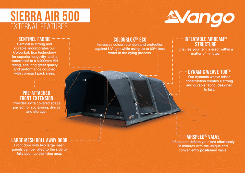 Vango Sierra Air 500 Tent - Image 9