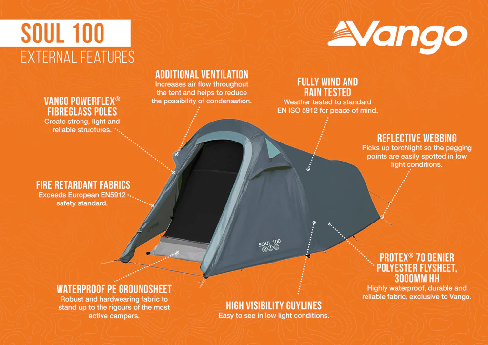 Vango Soul 100 Tent Deep Blue 2025 - Image 4