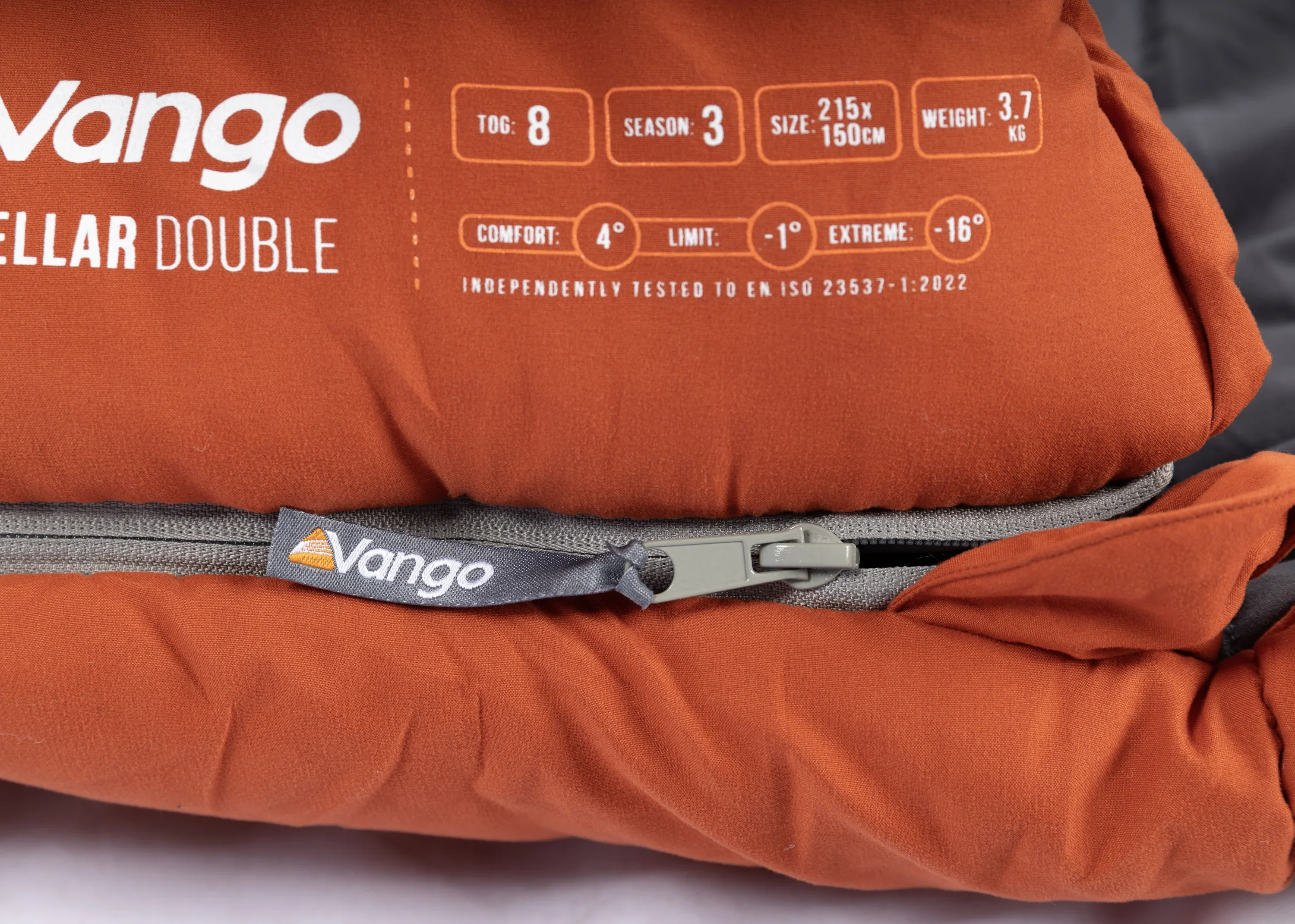 Vango Stellar Double Sleeping Bag - Harissa - Image 6