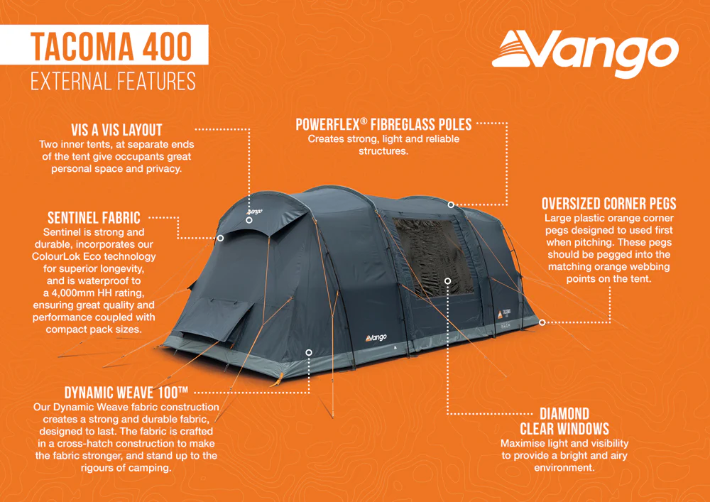 Vango Tacoma 400 Tent Package - Image 7