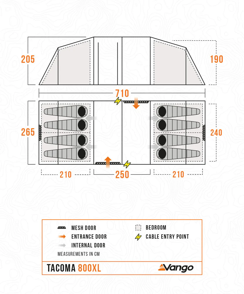 Vango Tacoma 800XL Tent Package - Image 5