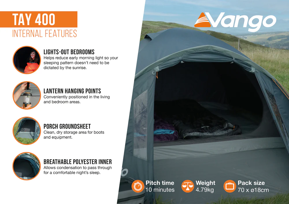 Vango Tay 400 Tent - Image 3