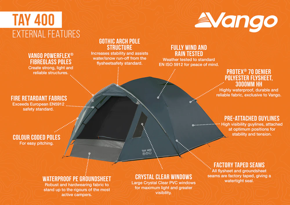 Vango Tay 400 Tent - Image 4