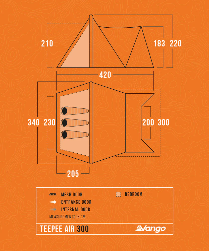 Vango Teepee Air 300 Tent - Image 5