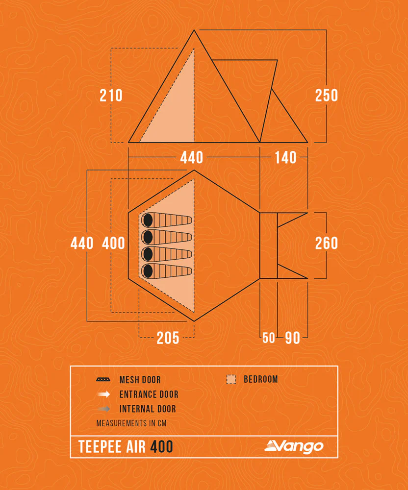 Vango Teepee Air 400 Tent - Image 4